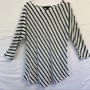 I.N.C. Diagonal stripe sweater